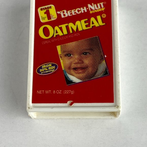 Barbie Beech-Nut Oatmeal Stage 1 Cereal Pretend Play Baby Food For Kids Playset - Picture 3 of 6